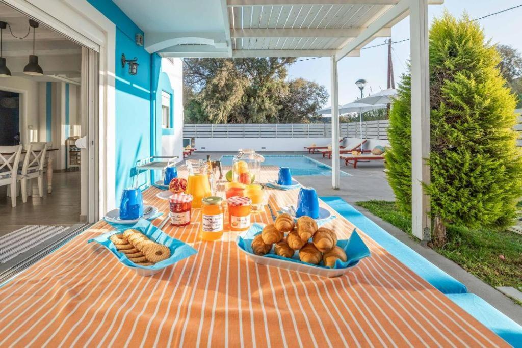 Seabreeze Villa - With Jacuzzi & Heated Pool Mastichari  Exterior foto